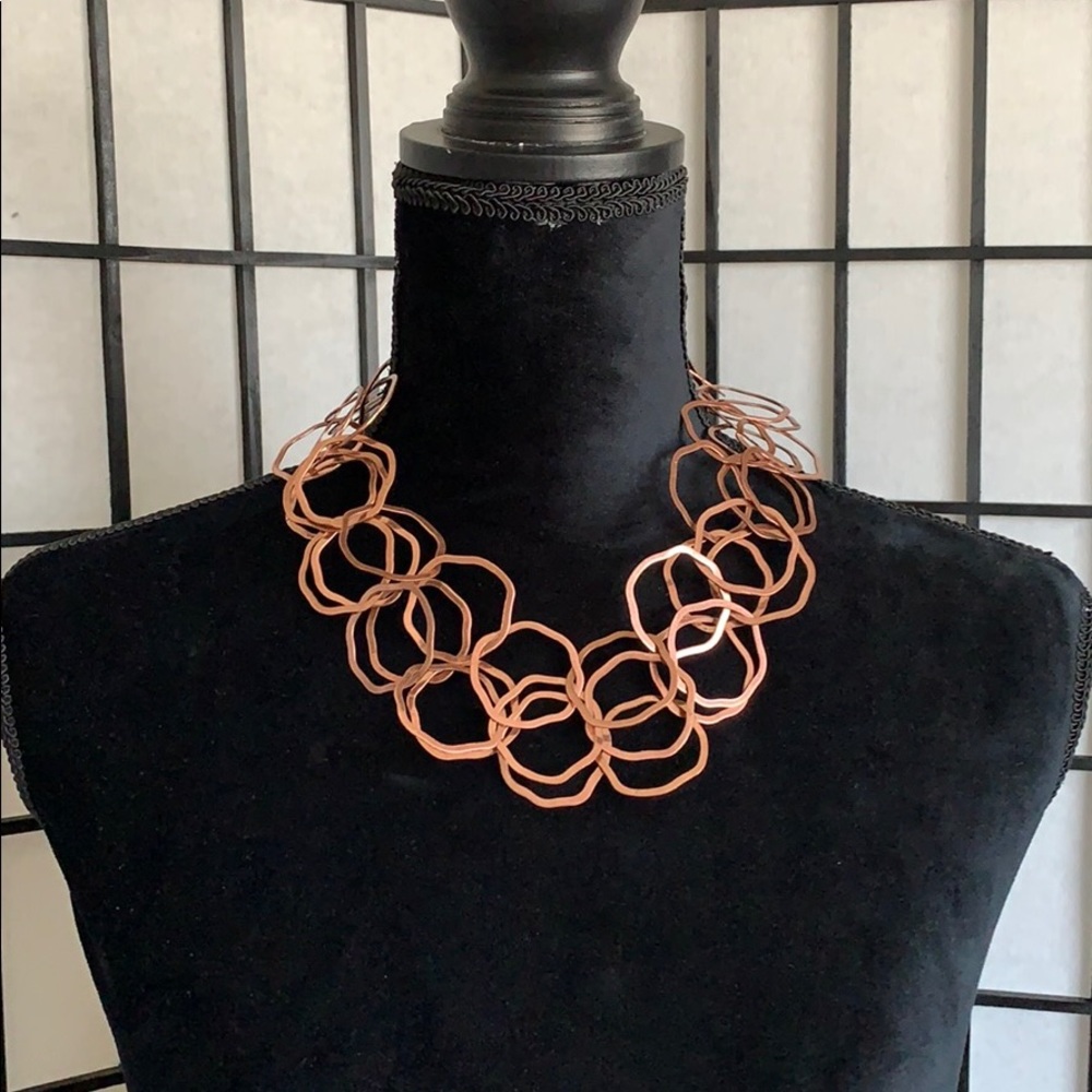 Copper colored necklace
